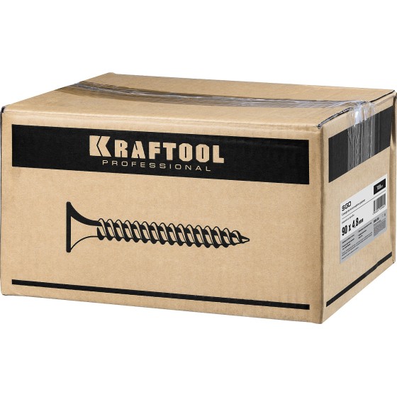 KRAFTOOL СГД, 90 х 4.8 мм, фосфатированное покрытие, 700 шт, саморез гипсокартон-дерево (3005-90) KRAFTOOL СГД, 90 х 4.8 мм, фосфатированное покрытие, 700 шт, саморез гипсокартон-дерево (3005-90)