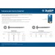 ЗУБР 51 х 4.2 мм, редкая резьба, ТХ20, цинк, 200 шт, саморез для глухих отверстий, Профессионал (30081-42-051) ЗУБР 51 х 4.2 мм, редкая резьба, ТХ20, цинк, 200 шт, саморез для глухих отверстий, Профессионал (30081-42-051)
