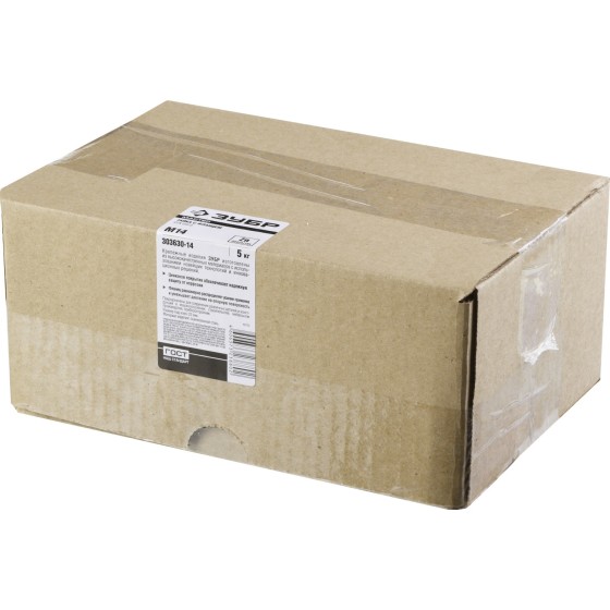 ЗУБР DIN 6923, кл. пр. 8, M14, цинк, 5 кг, гайка с фланцем (303630-14)