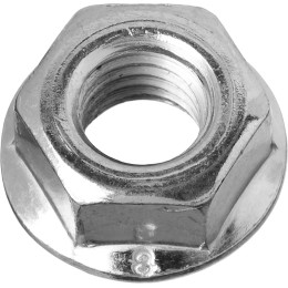 ЗУБР DIN 6923, кл. пр. 6, M8, цинк, 6 шт, гайка с фланцем (303636-08)