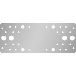 ЗУБР КП-2.5, 200 x 80 x 2.5 мм, цинк, крепежная пластина (31023-200)