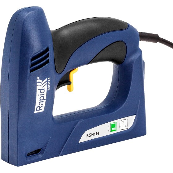 RAPID R:El.Staple Gun ESN114, тип 140 и гвоздей 300, 2-в-1, нейлер-степлер (гвозде/скобозабиватель) электрический для скоб (5000131) RAPID R:El.Staple Gun ESN114, тип 140 и гвоздей 300, 2-в-1, нейлер-степлер (гвозде/скобозабиватель) электрический для скоб (5000131)