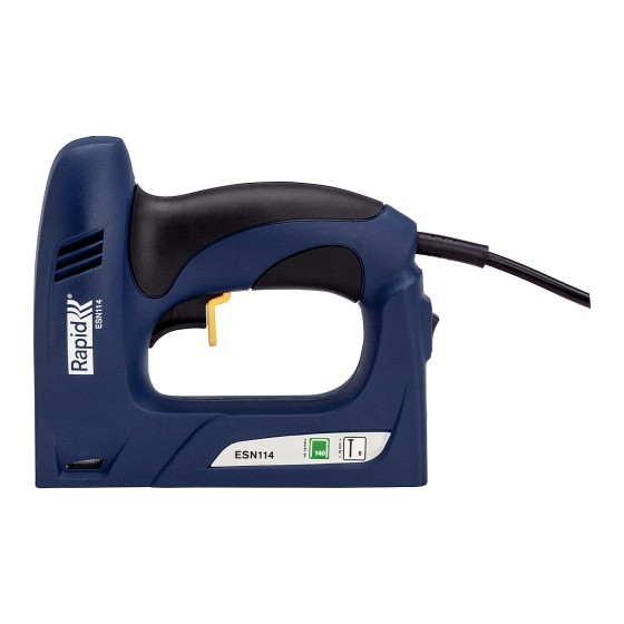 RAPID R:El.Staple Gun ESN114, тип 140 и гвоздей 300, 2-в-1, нейлер-степлер (гвозде/скобозабиватель) электрический для скоб (5000131) RAPID R:El.Staple Gun ESN114, тип 140 и гвоздей 300, 2-в-1, нейлер-степлер (гвозде/скобозабиватель) электрический для скоб (5000131)