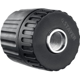 STAYER 10 мм, 1/2″, быстрозажимной патрон для дрели (29052-10-1/2) STAYER 10 мм, 1/2″, быстрозажимной патрон для дрели (29052-10-1/2)