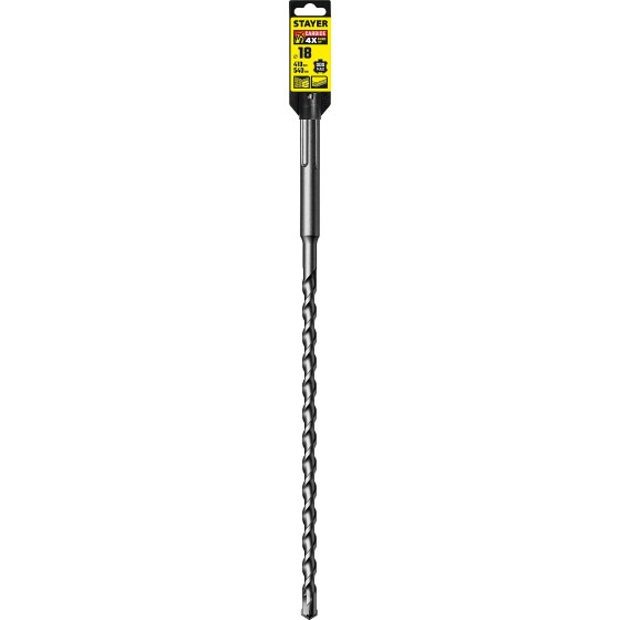 STAYER Hercules-4Х, 18 x 410/540 мм, SDS-max бур, Professional (29370-410-18)
