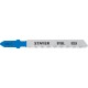 STAYER T118G, 2 шт, 50 мм / 1.1 мм, T-хвост., HSS сталь, по металлу толщиной 0.5-1.5 мм, полотна для лобзика, Professional (15993-1.1) STAYER T118G, 2 шт, 50 мм / 1.1 мм, T-хвост., HSS сталь, по металлу толщиной 0.5-1.5 мм, полотна для лобзика, Professional (15993-1.1)