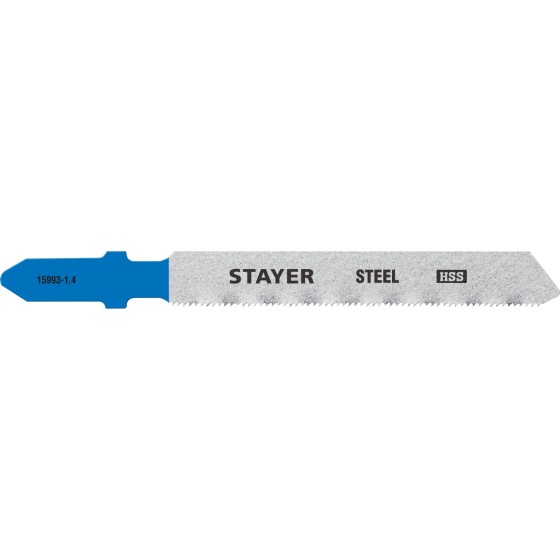 STAYER T118A, 2 шт, 50 мм / 1.2 мм, T-хвост., HSS сталь, по металлу толщиной 1.5-2 мм, полотна для лобзика, Professional (15993-1.4) STAYER T118A, 2 шт, 50 мм / 1.2 мм, T-хвост., HSS сталь, по металлу толщиной 1.5-2 мм, полотна для лобзика, Professional (15993-1.4)
