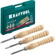 KRAFTOOL Precision-3, 3 предм., набор ручных резцов по дереву (18369) KRAFTOOL Precision-3, 3 предм., набор ручных резцов по дереву (18369)
