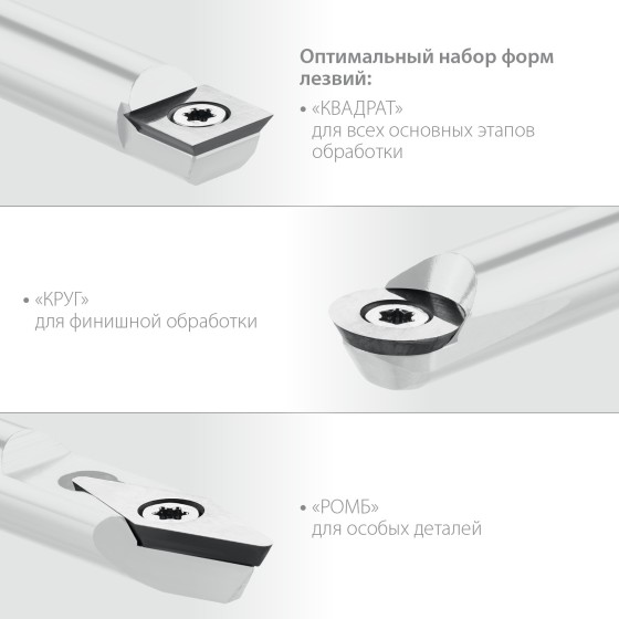 KRAFTOOL Precision-3, 3 предм., набор ручных резцов по дереву (18369) KRAFTOOL Precision-3, 3 предм., набор ручных резцов по дереву (18369)