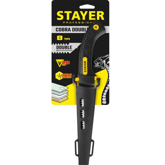 STAYER 150 мм, выкружная мини-ножовка по гипсокартону, Professional (2-15170) STAYER 150 мм, выкружная мини-ножовка по гипсокартону, Professional (2-15170)