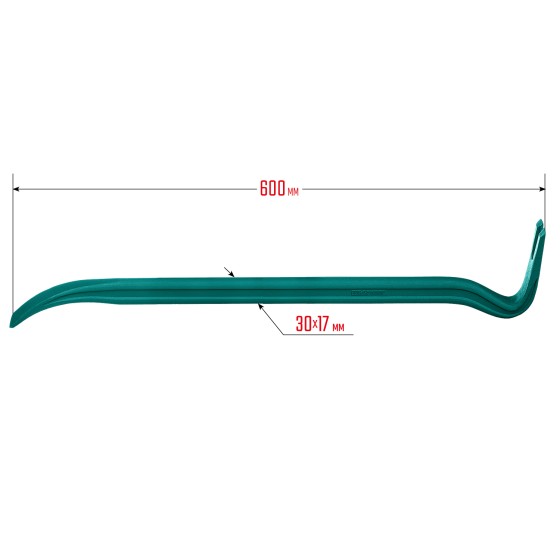 KRAFTOOL GRAND, 600 мм, 30 х 17 мм, двутавровый лом-гвоздодер (21900-60) KRAFTOOL GRAND, 600 мм, 30 х 17 мм, двутавровый лом-гвоздодер (21900-60)