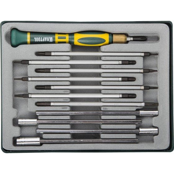 KRAFTOOL Precision-20, 12 предм., отвертка для точных работ (25611-H12) KRAFTOOL Precision-20, 12 предм., отвертка для точных работ (25611-H12)