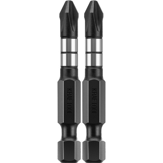 KRAFTOOL Impact PH2, 50 мм, 2 шт, ударные биты (26191-2-50-S2)