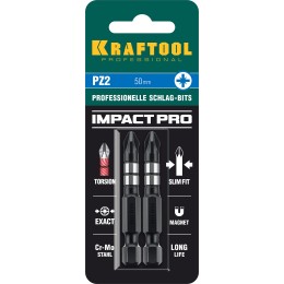 KRAFTOOL Impact PZ 2, 50 мм, 2 шт, ударные биты (26193-2-50-S2) KRAFTOOL Impact PZ 2, 50 мм, 2 шт, ударные биты (26193-2-50-S2)