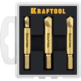 KRAFTOOL 3 шт, набор экстракторов поврежденного крепежа (26770-H3)