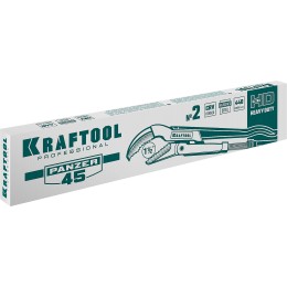 KRAFTOOL PANZER-4, №2, 1.5″, 440 мм, трубный ключ с изогнутыми губками (2735-15) KRAFTOOL PANZER-4, №2, 1.5″, 440 мм, трубный ключ с изогнутыми губками (2735-15)
