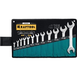 KRAFTOOL 12 шт, 6 - 32 мм, набор рожковых гаечных ключей (27033-H12) KRAFTOOL 12 шт, 6 - 32 мм, набор рожковых гаечных ключей (27033-H12)