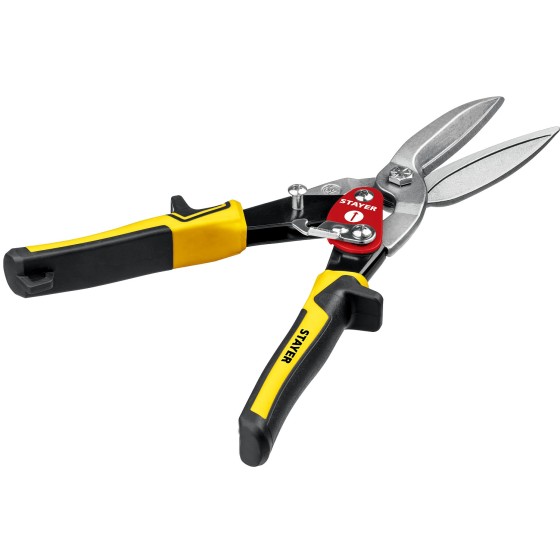 STAYER Cobra, 290 мм, прямые удлинённые ножницы по металлу (23055-29) STAYER Cobra, 290 мм, прямые удлинённые ножницы по металлу (23055-29)