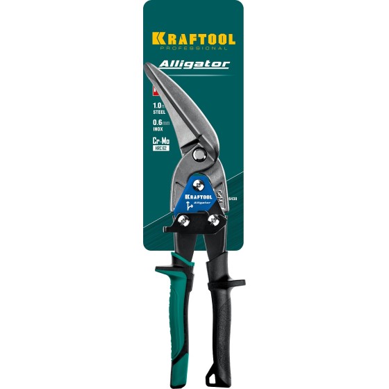 KRAFTOOL Alligator, 280 мм, правые усиленные ножницы по металлу с выносом (2328-RL) KRAFTOOL Alligator, 280 мм, правые усиленные ножницы по металлу с выносом (2328-RL)