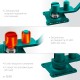 KRAFTOOL 10 E, острый гиб, на подшипнике, ручной станок для гибки арматуры (23302) KRAFTOOL 10 E, острый гиб, на подшипнике, ручной станок для гибки арматуры (23302)