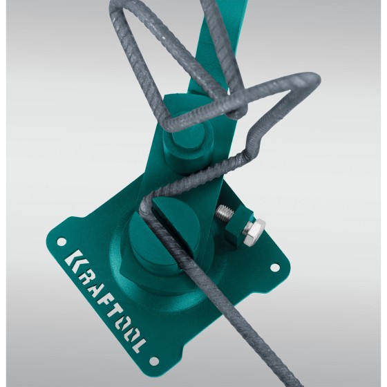 KRAFTOOL 10 E, острый гиб, на подшипнике, ручной станок для гибки арматуры (23302) KRAFTOOL 10 E, острый гиб, на подшипнике, ручной станок для гибки арматуры (23302)
