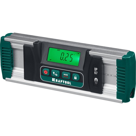 KRAFTOOL EXTREM, 0 - 360°, точность 0.05°, HOLD, IP67, электронный уровень-уклономер (34686) KRAFTOOL EXTREM, 0 - 360°, точность 0.05°, HOLD, IP67, электронный уровень-уклономер (34686)