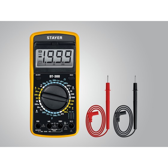 STAYER DT-300 Цифровой мультиметр (45321) STAYER DT-300 Цифровой мультиметр (45321)