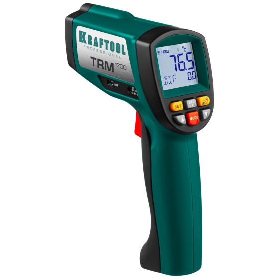KRAFTOOL TRM-1700, -30° +1650°С, пирометр инфракрасный (45701-1650) KRAFTOOL TRM-1700, -30° +1650°С, пирометр инфракрасный (45701-1650)