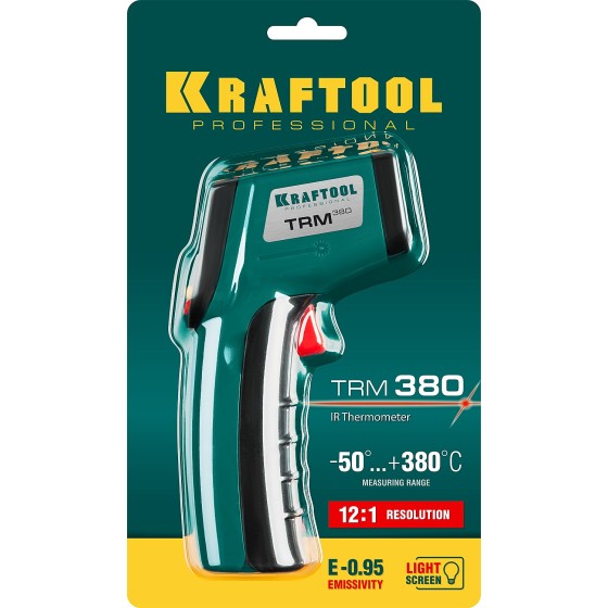 KRAFTOOL TRM-380, -50° +380°С, пирометр инфракрасный (45707-380) KRAFTOOL TRM-380, -50° +380°С, пирометр инфракрасный (45707-380)