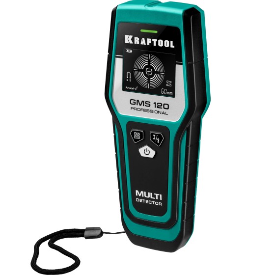 KRAFTOOL GMS-120, ЖК дисплей, универсальный детектор проводки (45298) KRAFTOOL GMS-120, ЖК дисплей, универсальный детектор проводки (45298)