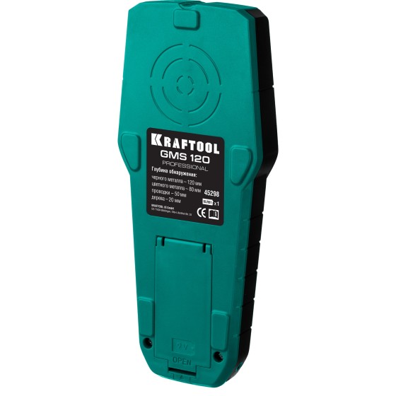 KRAFTOOL GMS-120, ЖК дисплей, универсальный детектор проводки (45298) KRAFTOOL GMS-120, ЖК дисплей, универсальный детектор проводки (45298)