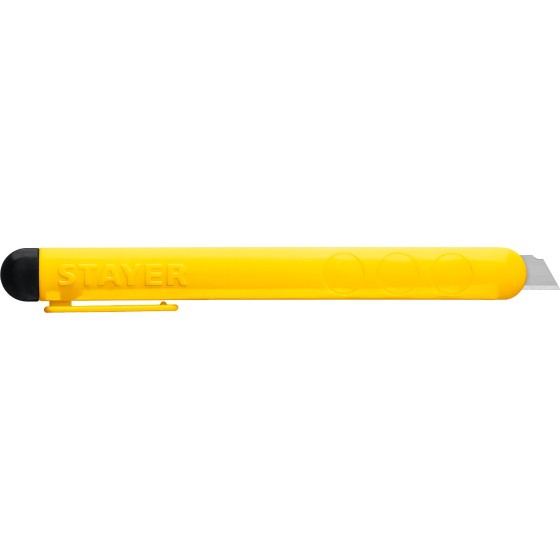 STAYER QUICK-9.9 мм, нож из АБС пластика (0901) STAYER QUICK-9.9 мм, нож из АБС пластика (0901)