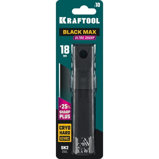KRAFTOOL 18 мм, 10 шт, сегментированные лезвия (09602-18-S10) KRAFTOOL 18 мм, 10 шт, сегментированные лезвия (09602-18-S10)