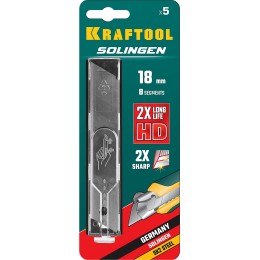 KRAFTOOL 18 мм, 5 шт, сегментированные лезвия (09605-18-S5)