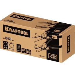 KRAFTOOL 4 шт, 180 мм, съемник стопорных колец (22812-H4)