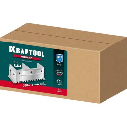 KRAFTOOL BUNKER зуб 12*12 мм, до 600 мм, нерж. сталь, Раздвижная гребенка для плитки (0808-12)