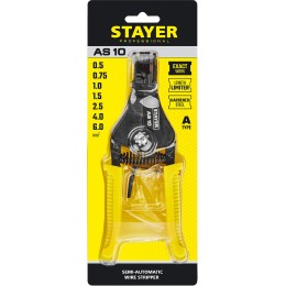 STAYER AS-10, 1 - 6 мм2, полуавтоматический стриппер, Professional (22631) STAYER AS-10, 1 - 6 мм2, полуавтоматический стриппер, Professional (22631)