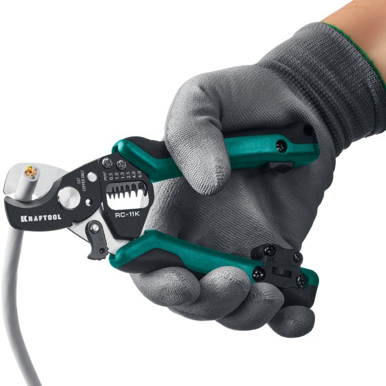 KRAFTOOL RC-11 K, 3 в 1, кабельные ножницы (22696-3) KRAFTOOL RC-11 K, 3 в 1, кабельные ножницы (22696-3)