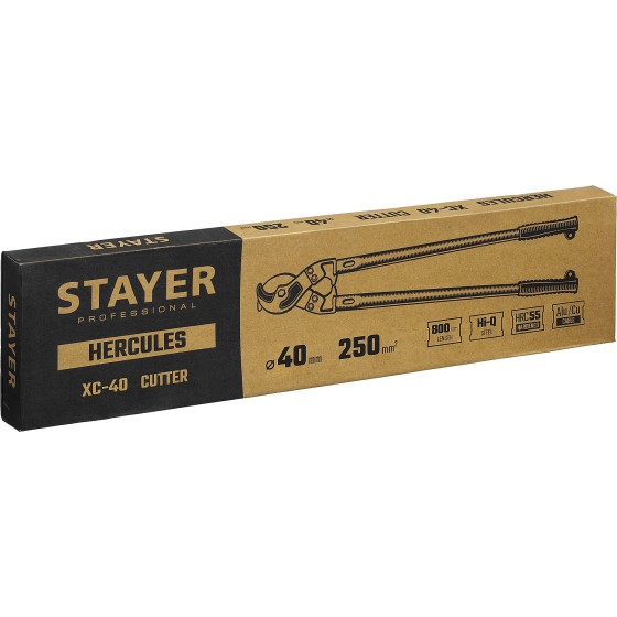 STAYER Hercules XC-40, d 40 мм, кабелерез, Professional (2334-80) STAYER Hercules XC-40, d 40 мм, кабелерез, Professional (2334-80)