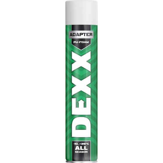 DEXX ADAPTER, 750 мл, адаптерная, выход до 25 л, монтажная пена (41123) DEXX ADAPTER, 750 мл, адаптерная, выход до 25 л, монтажная пена (41123)