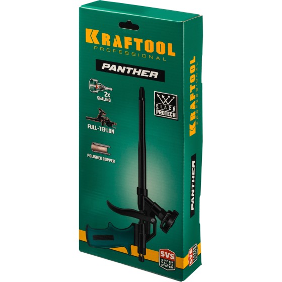KRAFTOOL Panther, тефлоновый пистолет для монтажной пены (06855) KRAFTOOL Panther, тефлоновый пистолет для монтажной пены (06855)