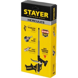 STAYER Hercules, тефлоновый пистолет для монтажной пены, Professional (06861) STAYER Hercules, тефлоновый пистолет для монтажной пены, Professional (06861)