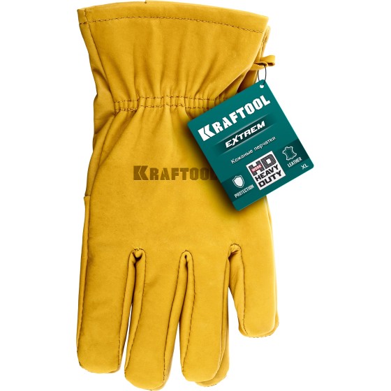 KRAFTOOL EXTREM, XL (10) кожаные рабочие перчатки (1136-XL) KRAFTOOL EXTREM, XL (10) кожаные рабочие перчатки (1136-XL)