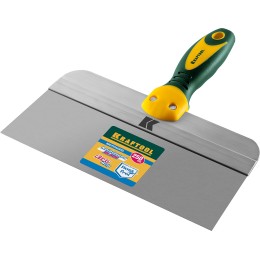 KRAFTOOL 250 мм, широкое полотно, алюминиевая направляющая, двухкомпонентная ручка, нержавеющий, фасадный шпатель (10036-250) KRAFTOOL 250 мм, широкое полотно, алюминиевая направляющая, двухкомпонентная ручка, нержавеющий, фасадный шпатель (10036-250)
