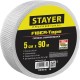 STAYER FIBER-Tape, 5 см х 90 м, 3 х 3 мм, самоклеящаяся серпянка, Professional (1246-05-90) STAYER FIBER-Tape, 5 см х 90 м, 3 х 3 мм, самоклеящаяся серпянка, Professional (1246-05-90)