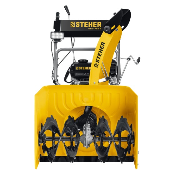 STEHER 62 см, бензиновый снегоуборщик с электростартером, EXTREM (GST-762E) STEHER 62 см, бензиновый снегоуборщик с электростартером, EXTREM (GST-762E)
