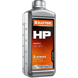 KRAFTOOL HP, 1 л, минеральное масло для 2-тактных двигателей (41502-1)
