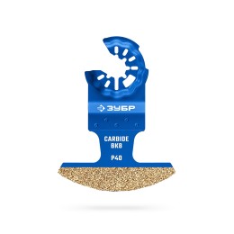 ЗУБР CARBIDE ВК8 Р40, 70x2.6 мм полотно с твердосплавной крошкой: керамика, кирпич, пенобетон (15581-70-2.6)