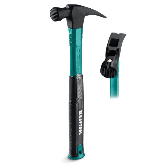 KRAFTOOL X-FORCE 560 г, столярный молоток-гвоздодёр (20265-56) KRAFTOOL X-FORCE 560 г, столярный молоток-гвоздодёр (20265-56)