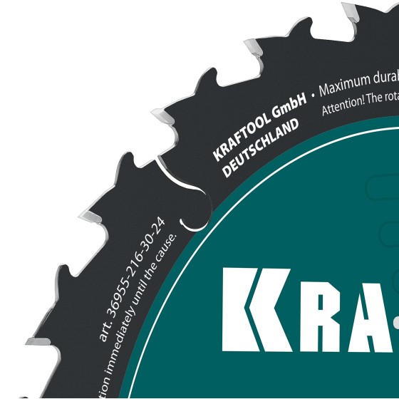 KRAFTOOL Slim wood cut 216 х 30 x 1.8 мм, 24Т, диск пильный по дереву, (36955-216-30-24) KRAFTOOL Slim wood cut 216 х 30 x 1.8 мм, 24Т, диск пильный по дереву, (36955-216-30-24)